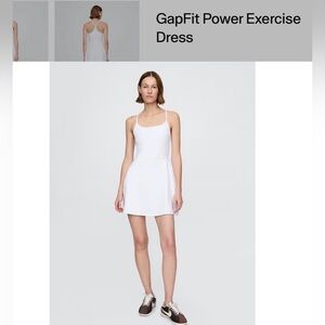 GapFit Power Exercise Dress in White